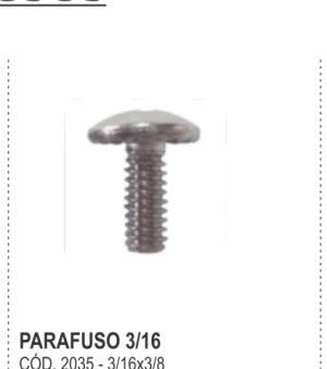 Parafuso Aço Inox 4.0x30mm (Caixa com 50 un)
