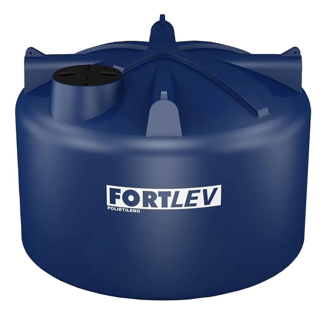 Tanque De Polietileno 5000 Litro com Tampa de Rosca Fortlev